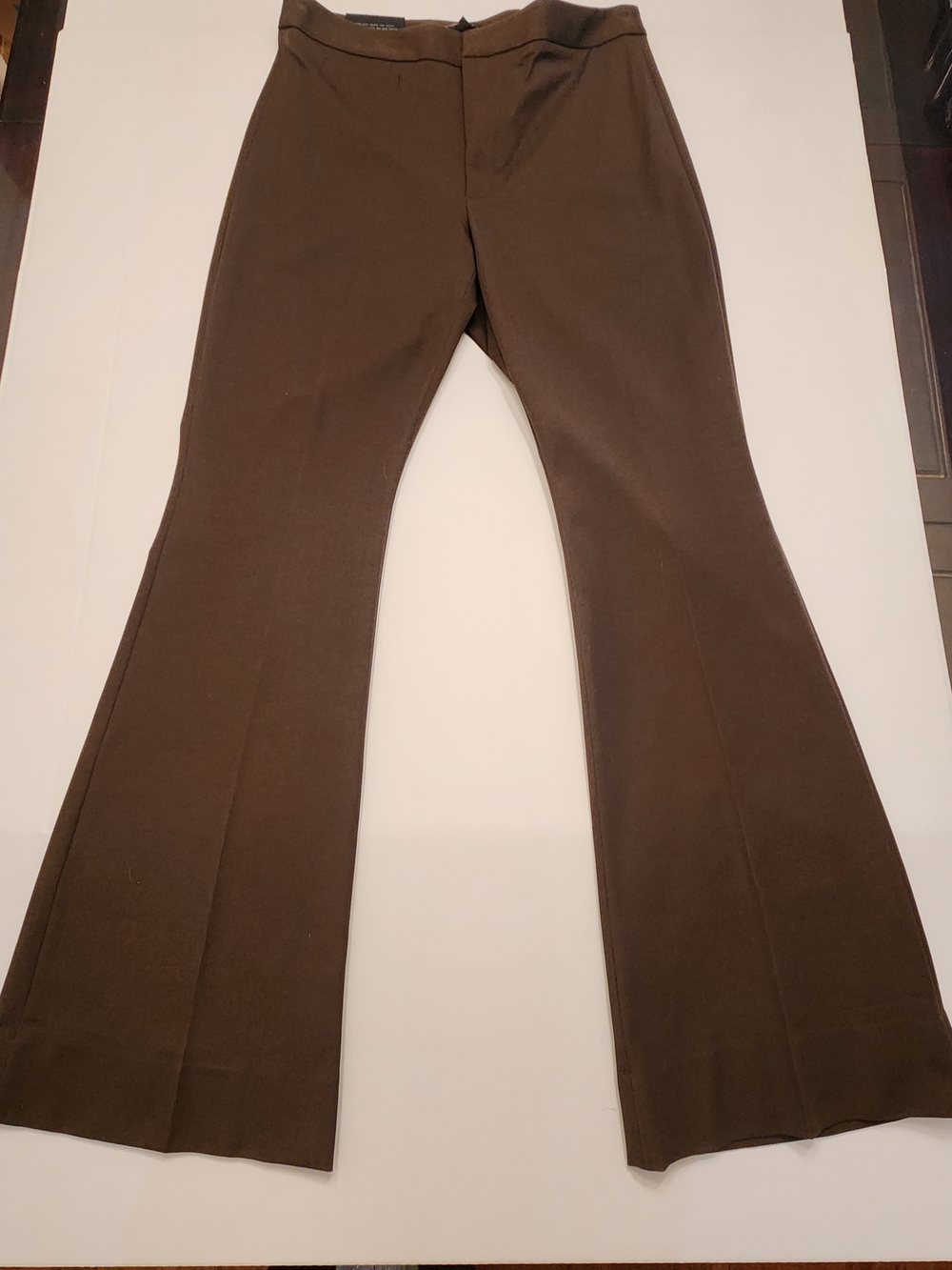 Banana Republic Women Dark Brown Flare Pants